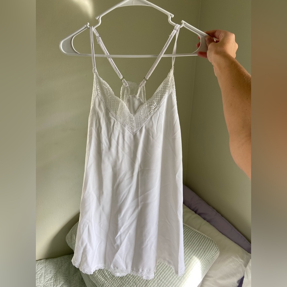 White tank top